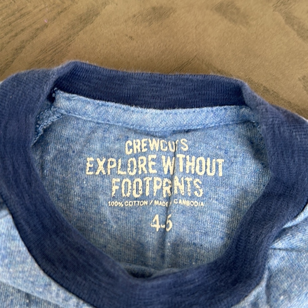 Crewcuts (J-crew) boys size 4-5 short sleeve t-shirt - Picture 3 of 3